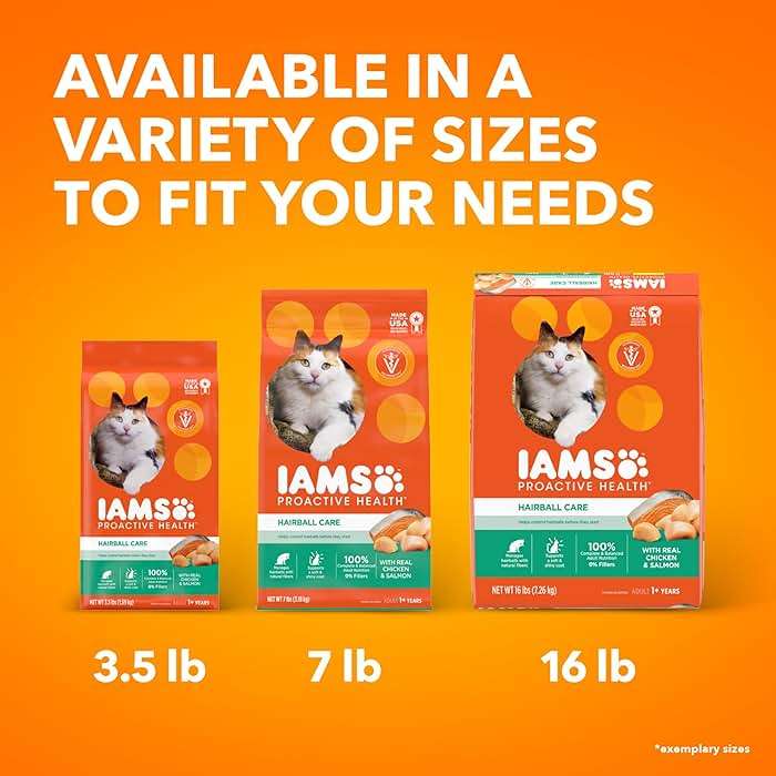 IAMS Proactive Health Dry Cat Food Hairball Care, Adult Cat Food, with Real Chicken and Salmon, 7 lb. Bag - Image 12