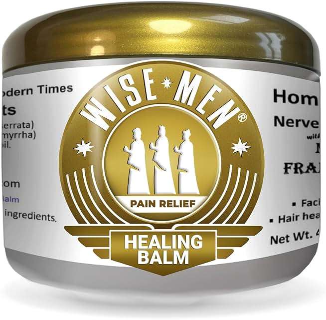 Wise Men Healing Balm with Myrrh and Frankincense Essential Oils for Soothing Nerve Relief Massage - Image 1