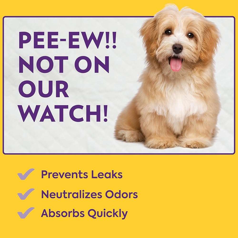 OUT! PetCare XL Training Pads, Leak-Proof Disposable Pee Pads for Dogs, Potty Training with Odor Control, Extra Absorbent, Housebreaking, Dog Crate & Travel, Puppy Essentials 26"x24", 60 Count - Image 8