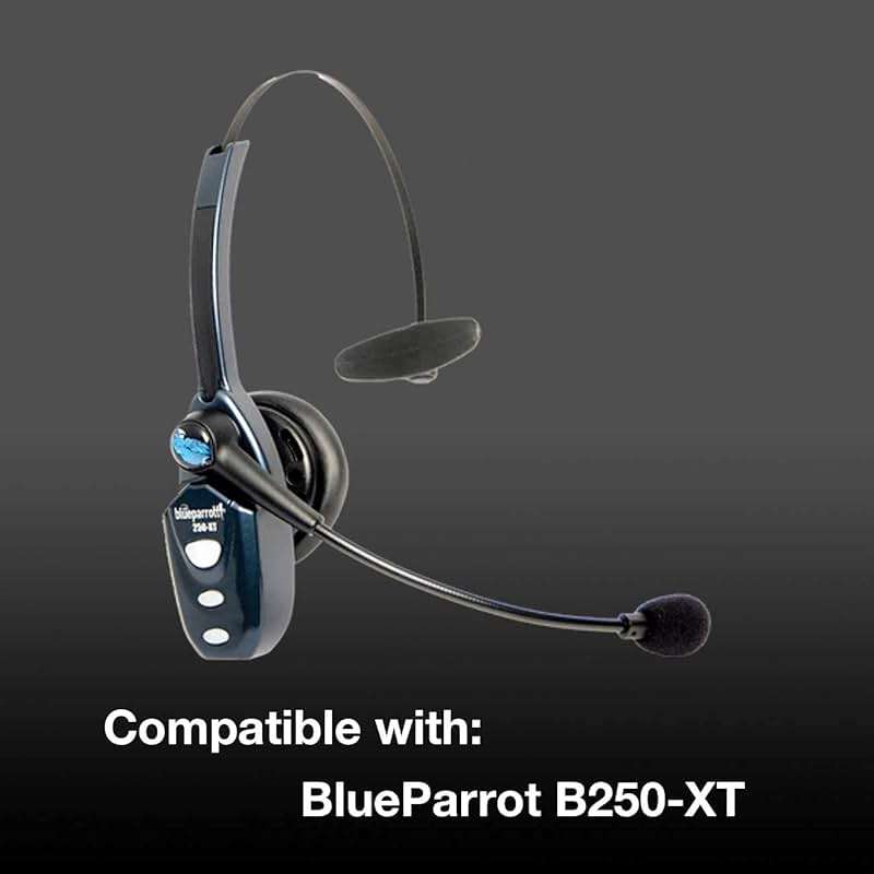 Global Teck Ear Pad for Headset Headband - Soft Memory Foam with Leatherette Earpiece Cover, 2-Pack, Replacement for Blue Parrot Ear Cushions B250 XT/XTS, Poly CS540, Savi W440/W445/W740/W745 - Image 7