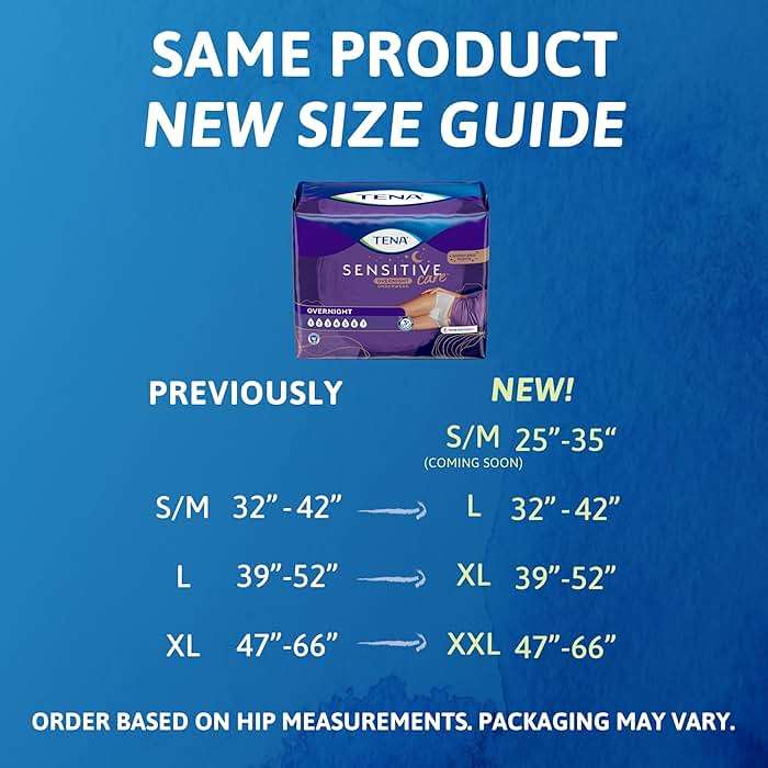 TENA Sensitive Care Overnight Incontinence Underwear for Women, Large (Waist Sizes 32in–42in), Better Fit, 16 Count - Image 7