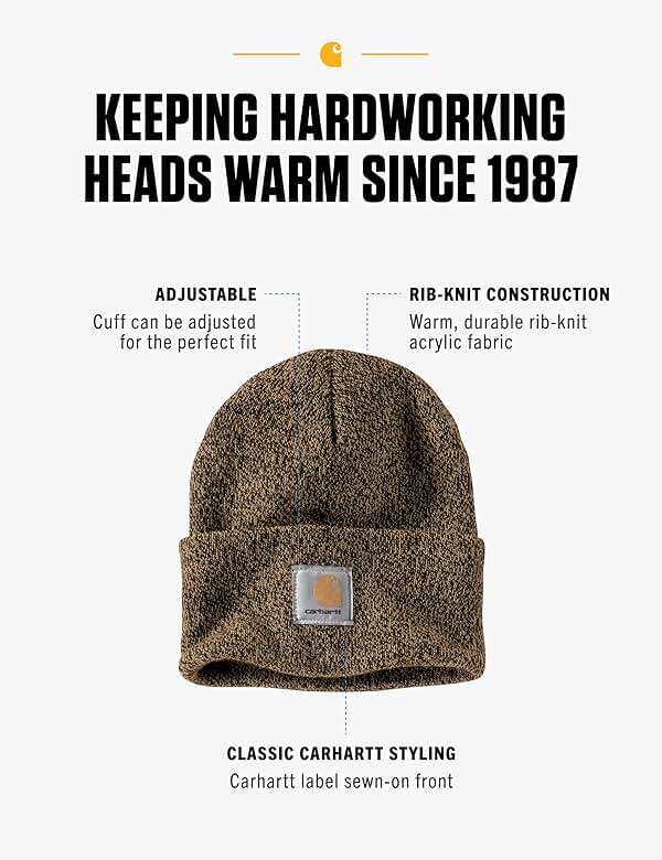 Carhartt Men's Iconic A18 Watch Cap Beanie - Image 2