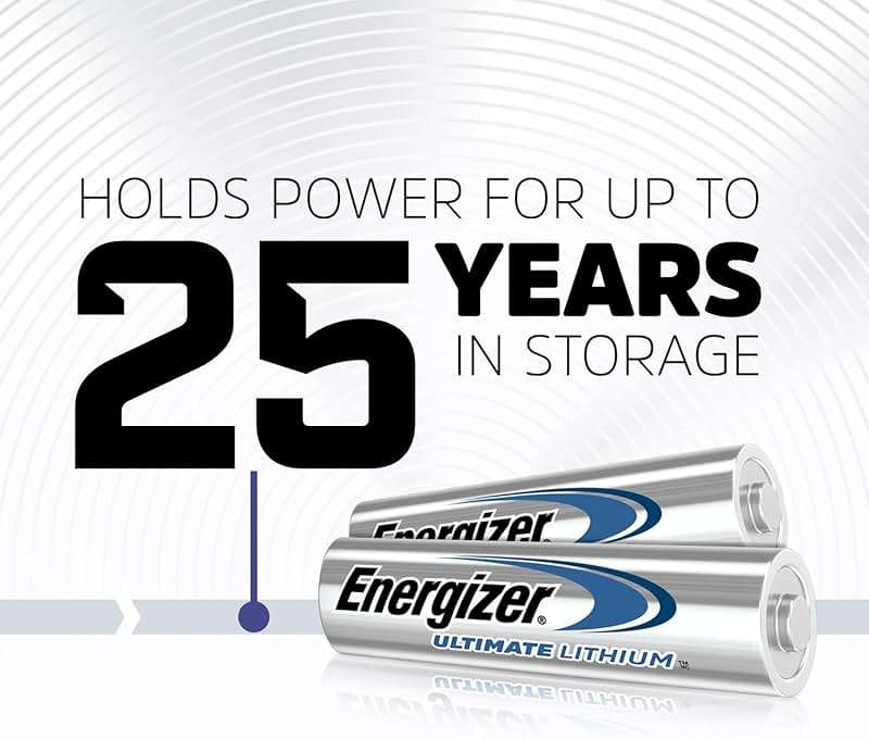 Energizer Ultimate Lithium AA Batteries, 24 Pack, 1.5V Long-Lasting for High-Drain Devices, Cameras & Flashlights - Image 5