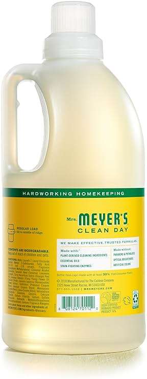 MRS. MEYER'S CLEAN DAY Laundry Detergent, Honeysuckle, 64 Fluid Ounce - Image 2