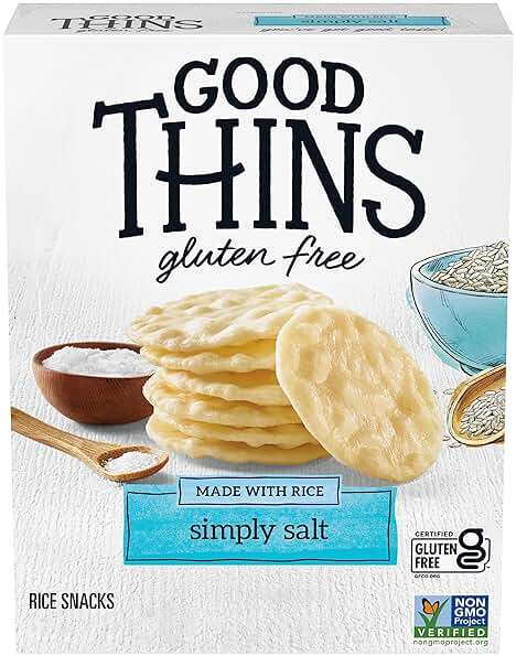 Good Thins, Simply Salt Rice Snacks Crackers, Snack Crackers, 3.5 Ounce - Image 1