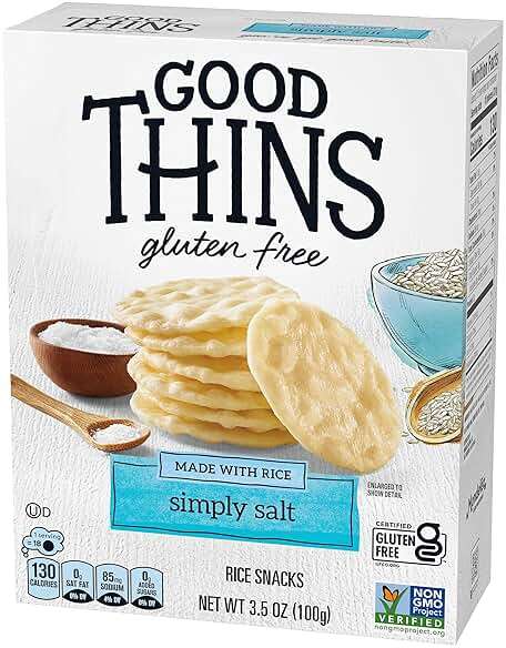 Good Thins, Simply Salt Rice Snacks Crackers, Snack Crackers, 3.5 Ounce - Image 12