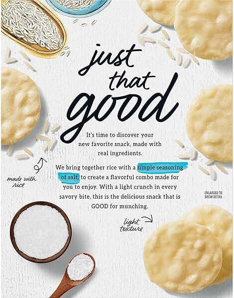 Good Thins, Simply Salt Rice Snacks Crackers, Snack Crackers, 3.5 Ounce - Image 13