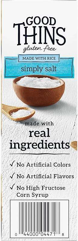Good Thins, Simply Salt Rice Snacks Crackers, Snack Crackers, 3.5 Ounce - Image 14