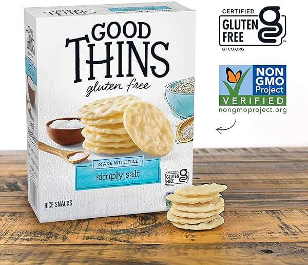 Good Thins, Simply Salt Rice Snacks Crackers, Snack Crackers, 3.5 Ounce - Image 6