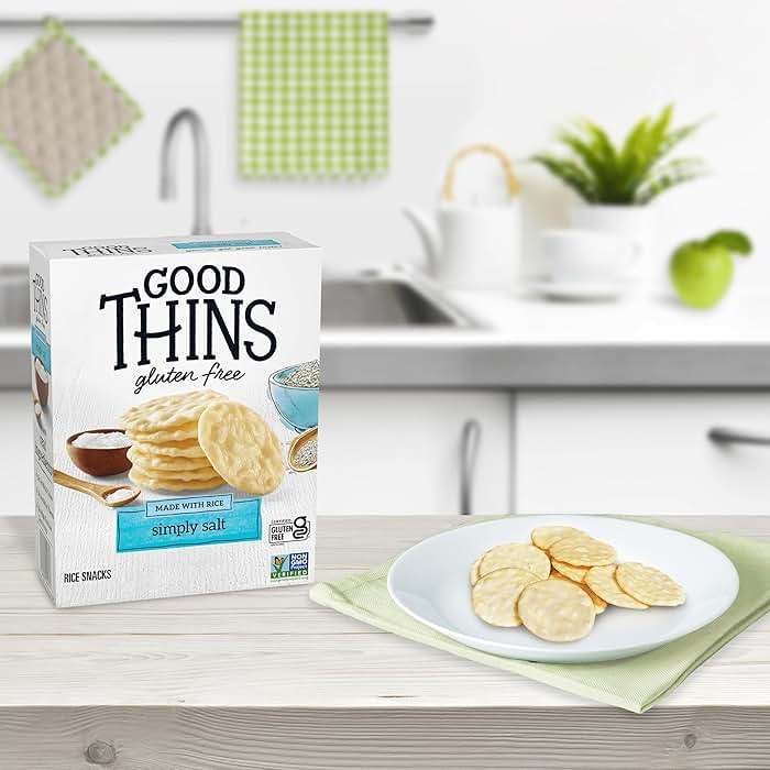 Good Thins, Simply Salt Rice Snacks Crackers, Snack Crackers, 3.5 Ounce - Image 7