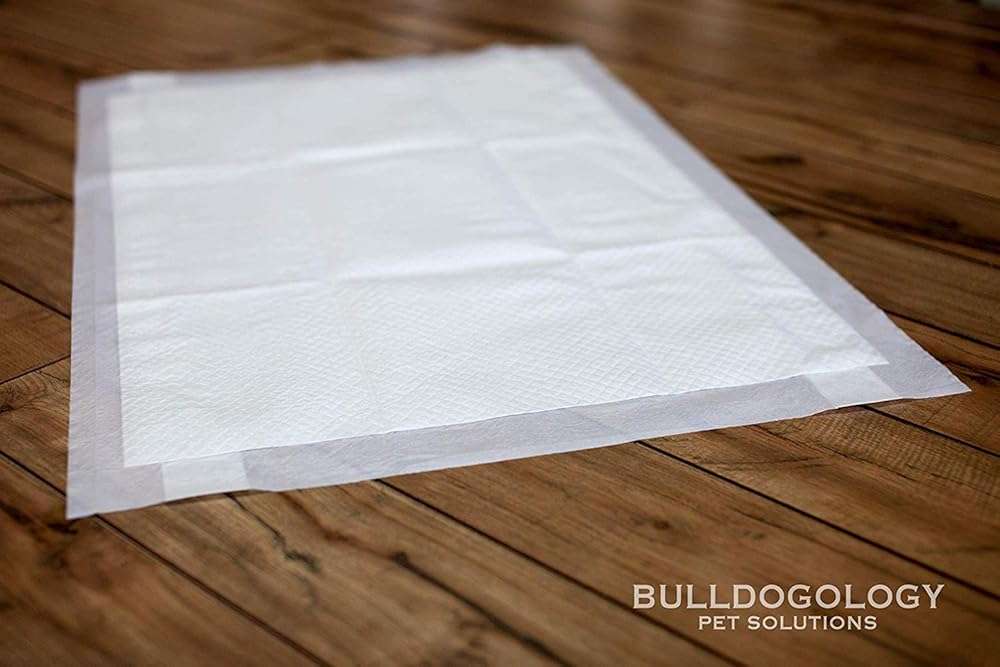 Bulldogology Pee Pads for Dogs XL with Adhesive Sticky Tape (24x35) Dog Puppy Pads Extra Large, Disposable Puppy Pads, Dog Training Wee Pads 6 Layers with Bullsorbent Polymer Tech (40-Count, White) - Image 3