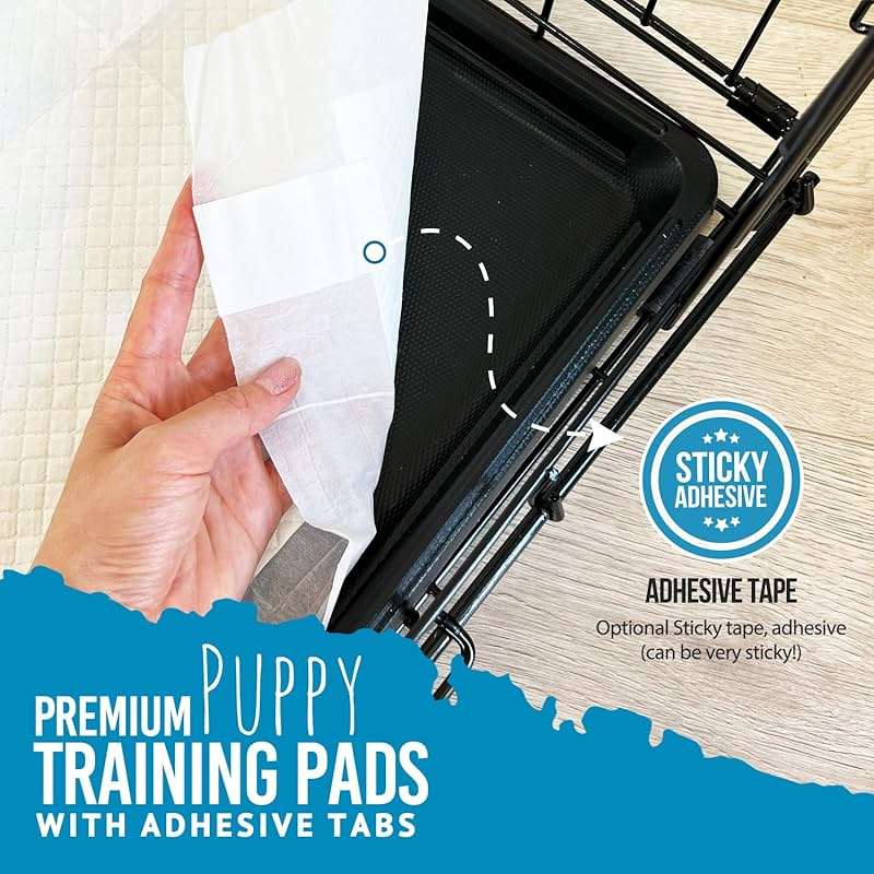 Bulldogology Pee Pads for Dogs XL with Adhesive Sticky Tape (24x35) Dog Puppy Pads Extra Large, Disposable Puppy Pads, Dog Training Wee Pads 6 Layers with Bullsorbent Polymer Tech (40-Count, White) - Image 5