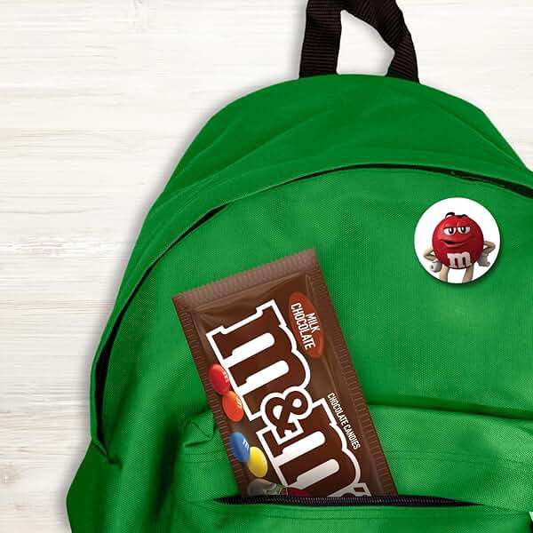 M&M'S Milk Chocolate Candy, Full Size, 1.69 oz Bag (Pack of 36) - Image 7