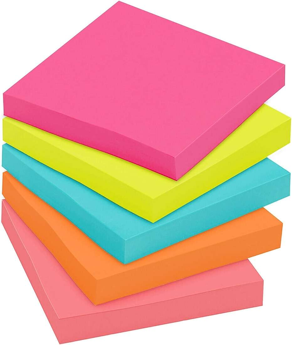Post-it Notes, 3 in x 3 in., 18 Sticky Notes Pads, 100 Sheets per Pad, Poptimistic Collection, School Supplies and Oﬃce Products, The Original Post-it Note - Image 13