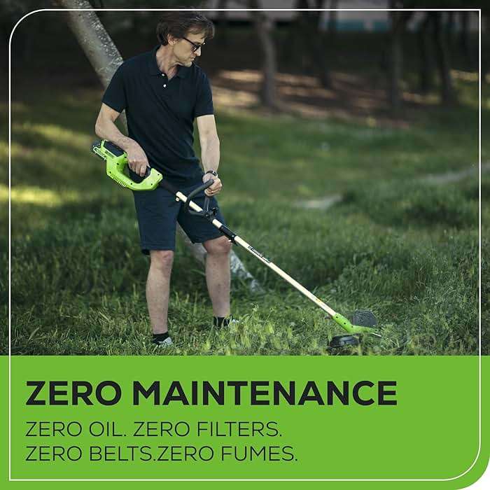 Greenworks 40V Lawn Care Combo Kit, Trimmer & Blower for Edging & Leaf Cleanup, 2.0Ah Battery & Charger (Gas-Free Yard Duo) - Image 10