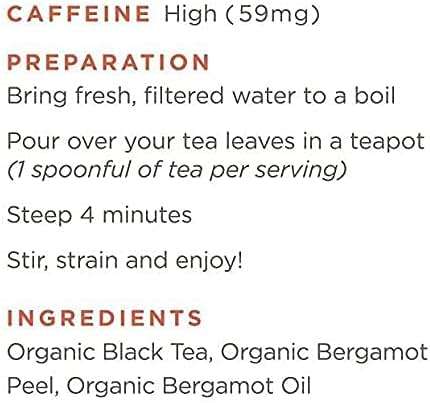 Golden Moon Tea Organic Tippy Earl Grey Black Tea - Real Bergamot Peels & Extract - Loose Leaf, Non-GMO - 1 Pound (192 Servings) - Image 7