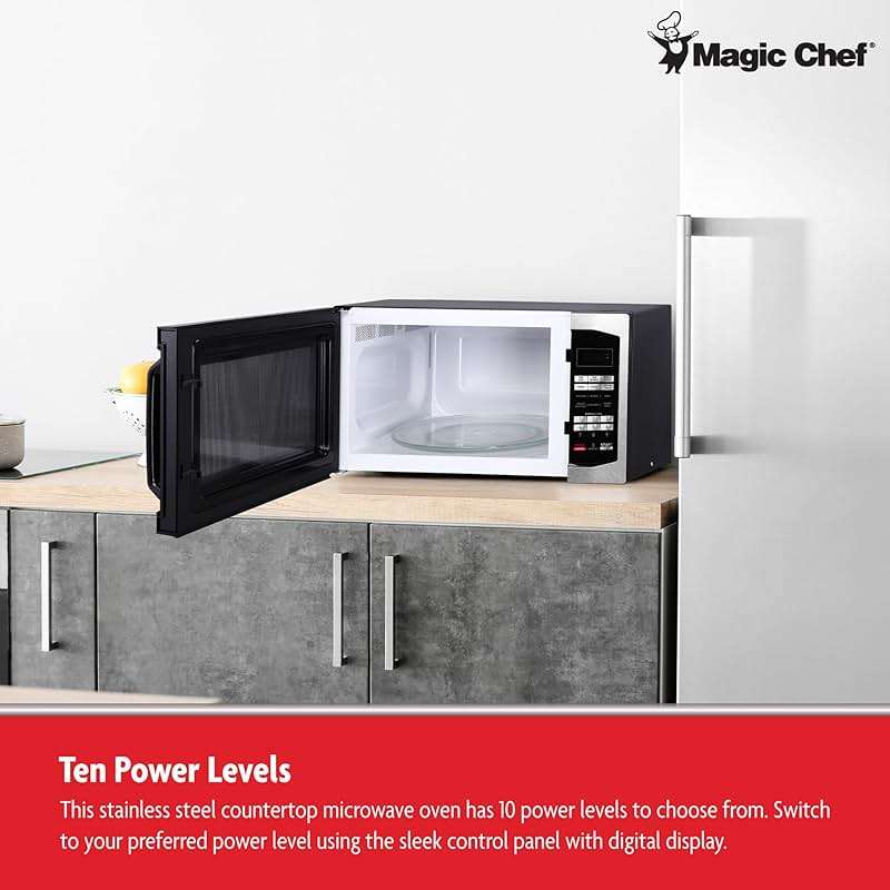 1.6 cu. ft. Countertop Microwave with Stainless Door - Image 6