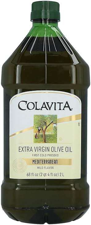 Colavita Mediterranean Extra Virgin Olive Oil | Cold Pressed Blend from Italy, Greece, Spain, Tunisia, Turkey and Morocco | Full-Bodied Flavor with Velvety Texture | OU Kosher | 34 Fl Oz (1 L) - Image 1