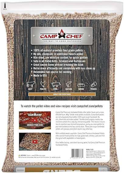 Camp Chef Competition Blend BBQ Pellets, Hardwood Pellets for Grill, Smoke, Bake, Roast, Braise and BBQ, 20 lb. Bag - Image 3
