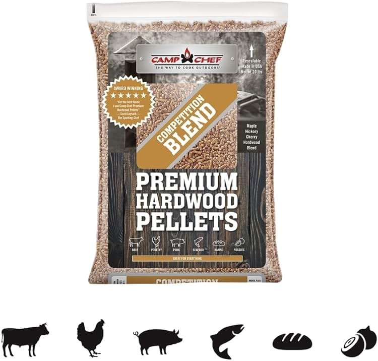Camp Chef Competition Blend BBQ Pellets, Hardwood Pellets for Grill, Smoke, Bake, Roast, Braise and BBQ, 20 lb. Bag - Image 4