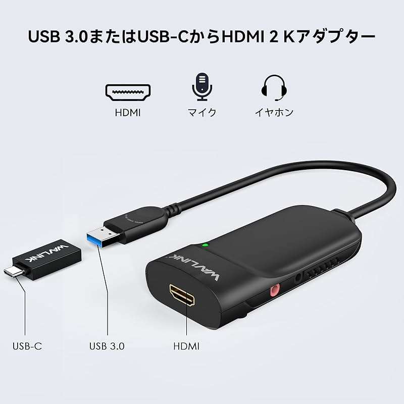 WAVLINK USB 3.0/USB C to HDMI Universal Video Adapter, Displaylink HDMI Adapter Supports up to 6 Monitor, Compatible with Windows 11/10, MacOS (M1-M5 Mac,New Mabook Neo), ChromeOS - Image 2