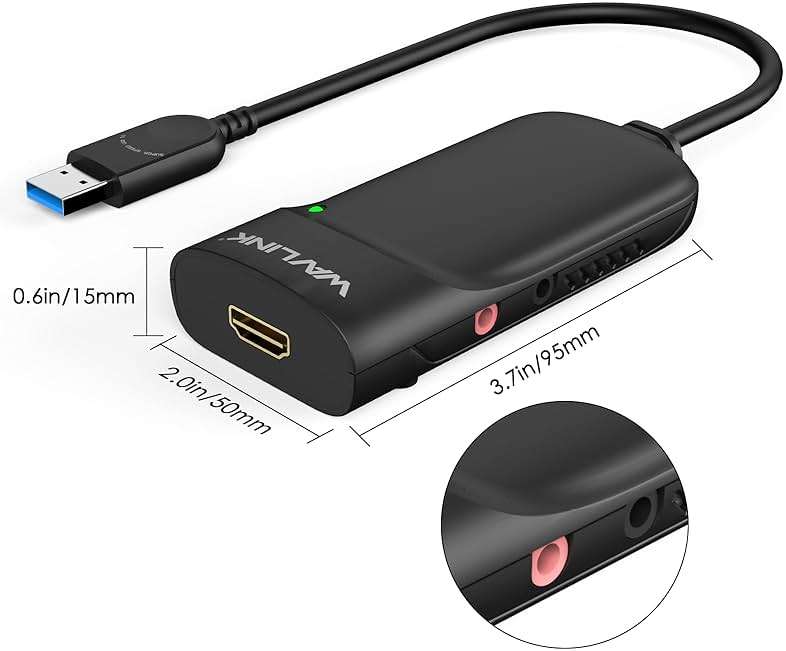 WAVLINK USB 3.0/USB C to HDMI Universal Video Adapter, Displaylink HDMI Adapter Supports up to 6 Monitor, Compatible with Windows 11/10, MacOS (M1-M5 Mac,New Mabook Neo), ChromeOS - Image 7