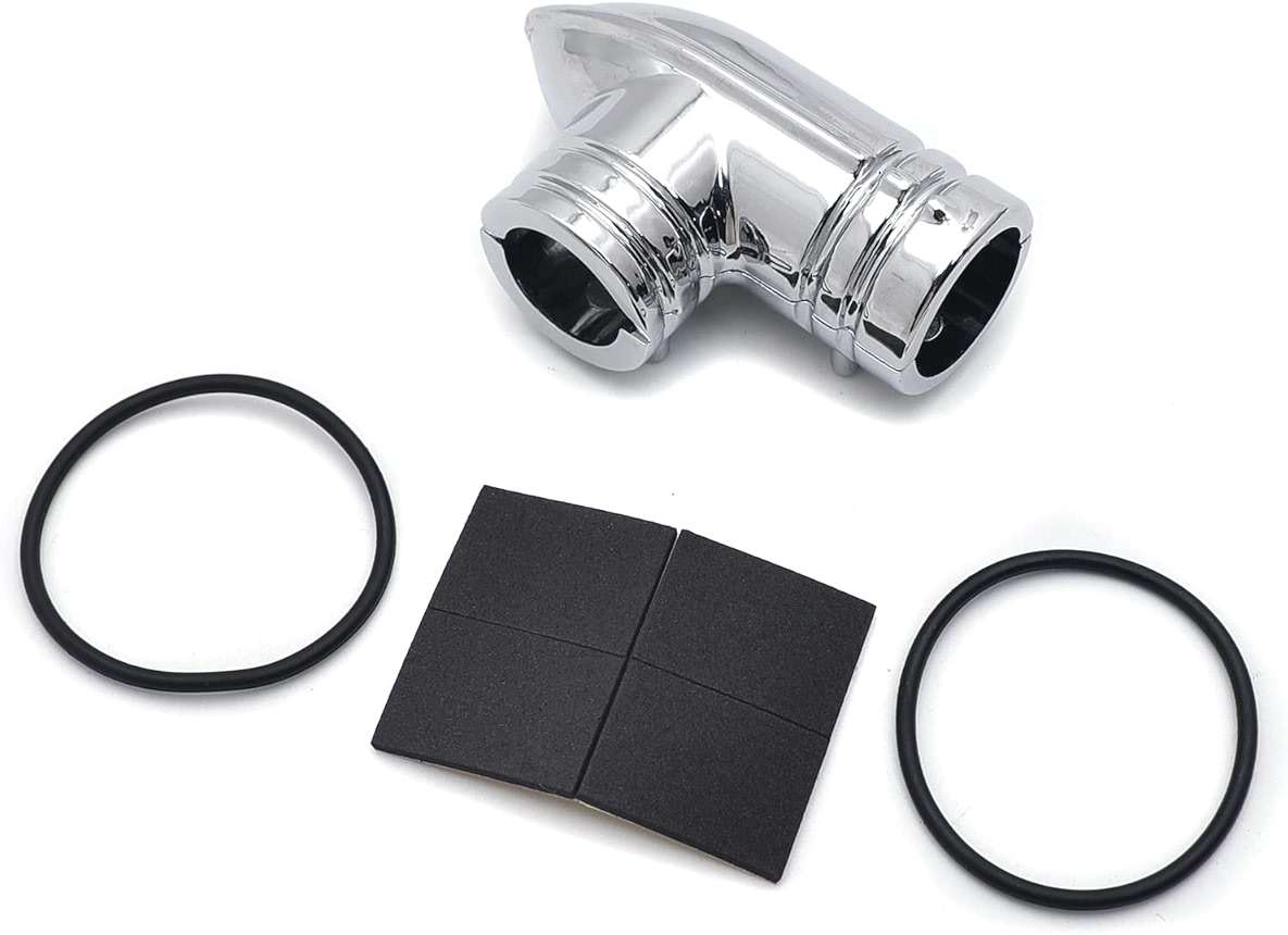 HTTMT MT418-CD Chrome Fuel Line Fitting Cover Compatible with Harley Davidson Fuel Injected Electra Glides Road Glides Road Kings Street Glides Trikes Softail Dynas Sportsters - Image 6