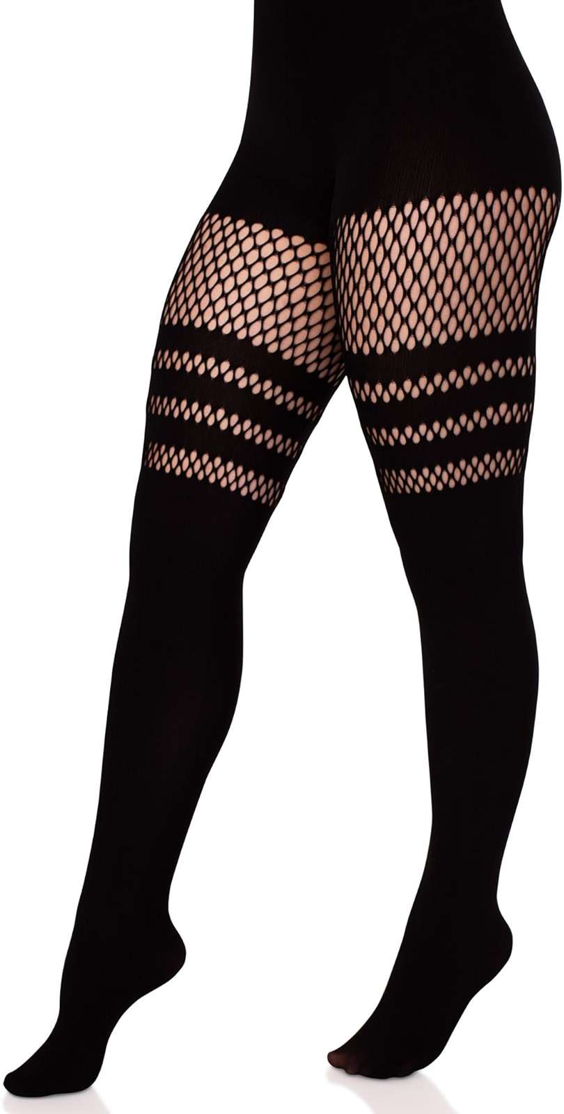 Leg Avenue Women's Dark Alternative Fishnet Tights - Image 6