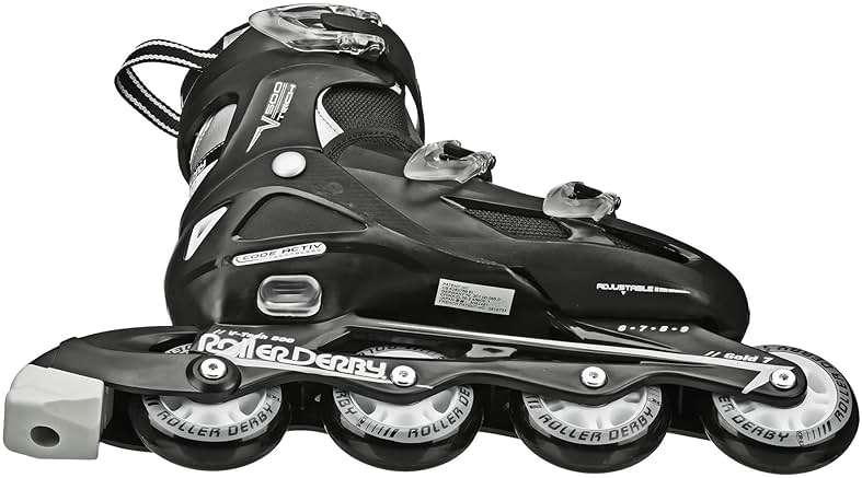 Roller Derby V-Tech 500 Adjustable Performance Inline Skates for Men, Women, Kids, Teens - Image 3