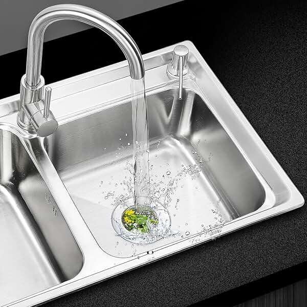 Fengbao 2PCS Kitchen Sink Strainer - Stainless Steel, Large Wide Rim 4.5" Diameter - Image 8