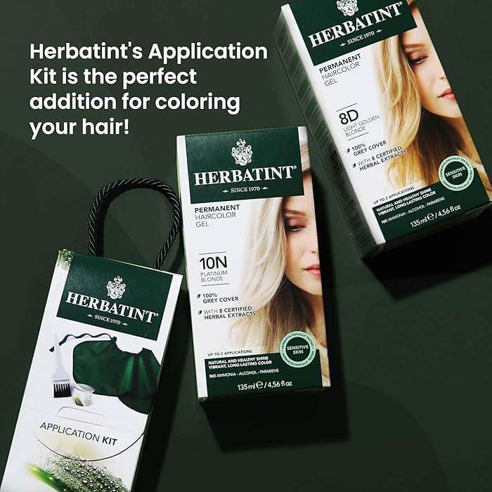 Herbatint Hair Color Application Kit - Includes Brush, Cape & Measuring Cup - Reusable, Eco-friendly Dye Application - 1 Pack - Image 3