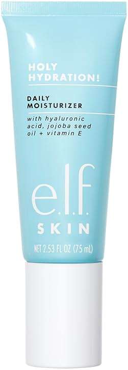 e.l.f. SKIN Holy Hydration! Daily Hydration Moisturizer, Lightweight Face Cream, Hydrating with Aloe & Jojoba, Smooths & Softens Skin, All Skin Types - Image 1