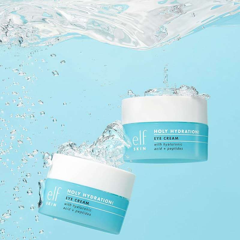 e.l.f. SKIN Holy Hydration! Eye Cream, Rich Hydrating Eye Cream For Minimizing Dark Circles, Infused With Hyaluronic Acid, Vegan & Cruelty-free - Image 4