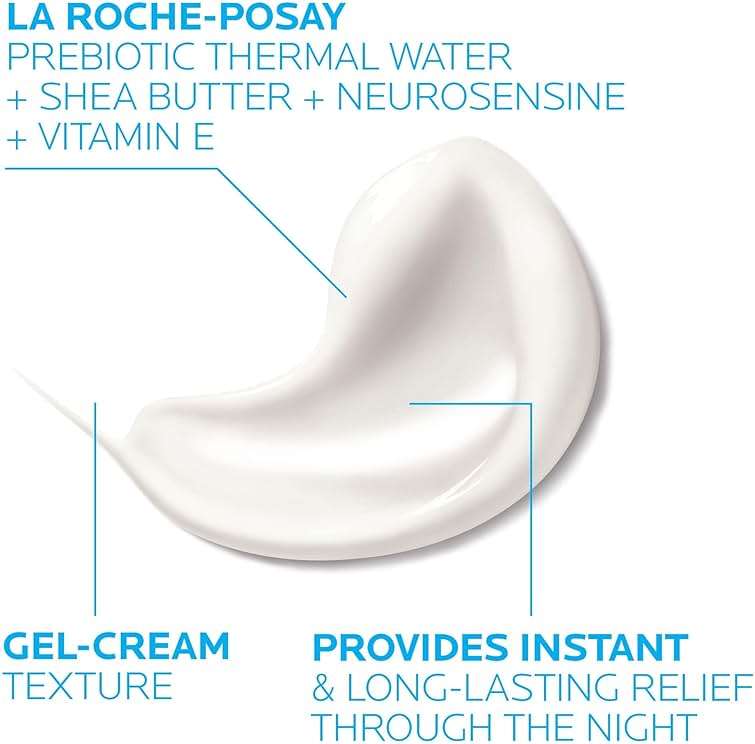 La Roche-Posay Toleriane Dermallergo Night Cream for Face, Intense Soothing Moisturizer with Vitamin E, Allergy Tested, for Sensitive Skin, Formerly Toleriane Ultra Night - Image 4