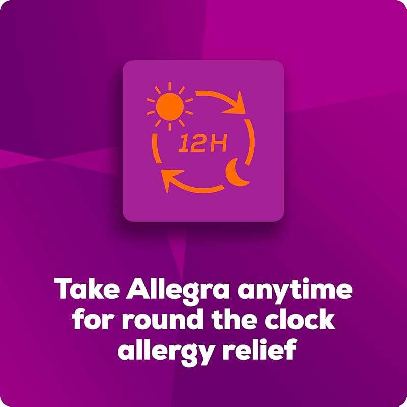 Allegra Children's 12-Hour Allergy Relief Orally Dissolving Tablets, Non-Drowsy Indoor and Outdoor Allergy Medicine, 30 mg Fexofenadine HCI Antihistamine for Kids, Orange Cream Flavor, 24-Count - Image 5