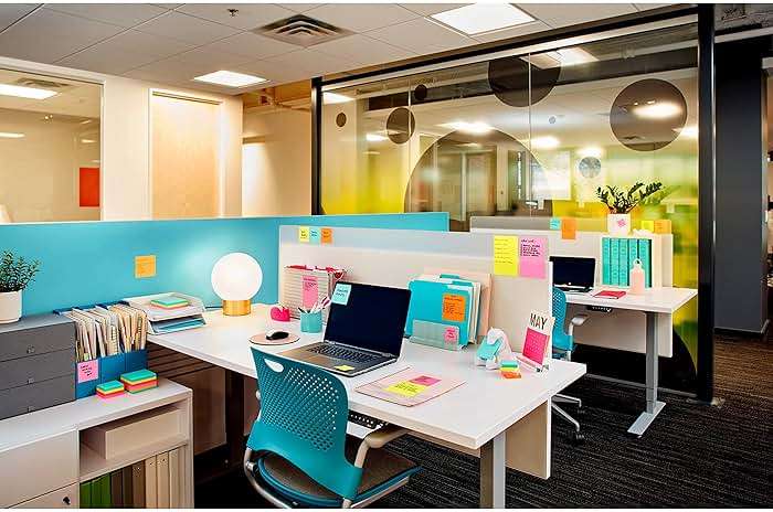 Post-it Super Sticky Notes, 12 Sticky Note Pads, 3 x 3 in., School Supplies, Office Products, 2X the Sticking Power, Supernova Neons Collection - Image 16