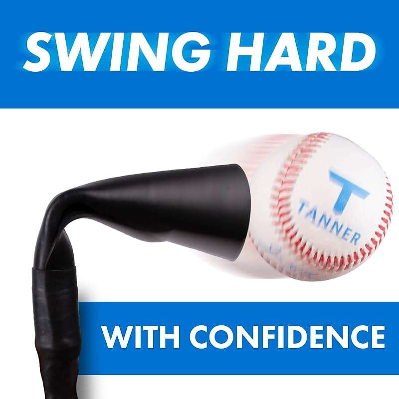Tanner Heavy Batting Tee | Ultra Durable Hitting Tee with Weighted “Claw” Base for Ultimate Stability on Uneven Surfaces | Adjusts from 26-43"| Baseball Softball Slow Pitch - Image 8