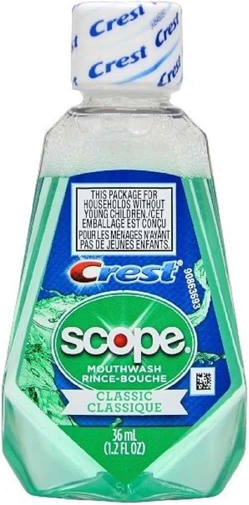 Scope Travel Size Mouthwash Classic Original Mint 1.2 Oz 48 Pack - Image 3
