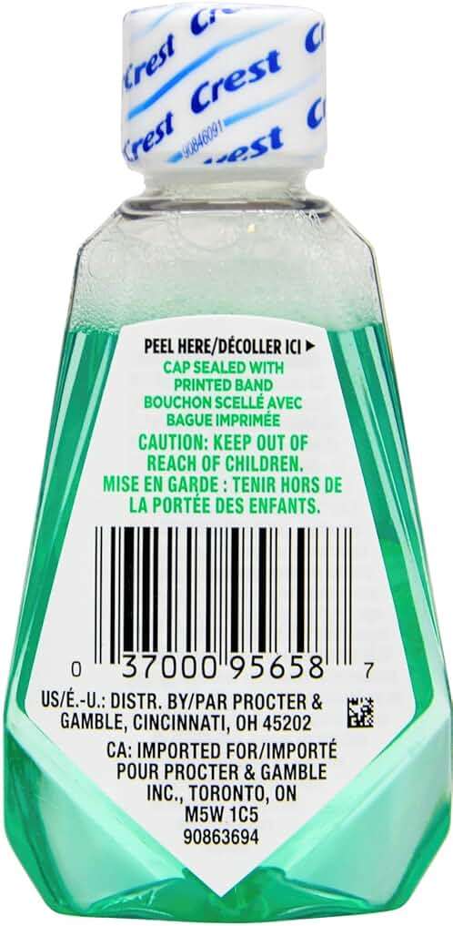 Scope Travel Size Mouthwash Classic Original Mint 1.2 Oz 48 Pack - Image 4