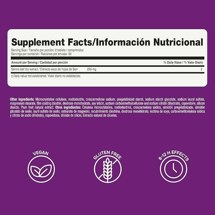 Prunelax Ciruelax Maximum Relief Laxative Tablets with Natural Senna for Occasional Constipation, Senna Extract, Vegan & Gluten-Free, Gentle Overnight Relief - 100ct - Image 9