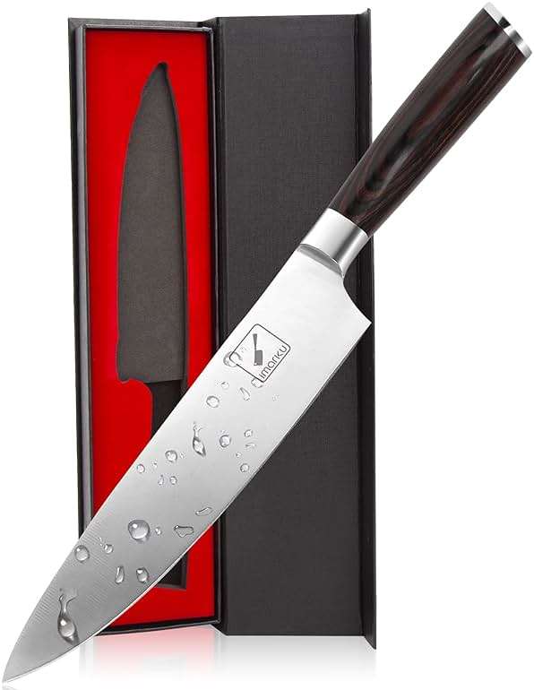 imarku Japanese Chef Knife - Sharp Kitchen Knife 8 Inch Chef's Knives HC Steel Paring Knife, Unique Gifts for Men and Women, Gifts for Mom or Dad, Kitchen Gadgets with Gift Box, Fathers Gifts - Image 1