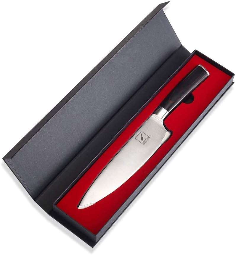 imarku Japanese Chef Knife - Sharp Kitchen Knife 8 Inch Chef's Knives HC Steel Paring Knife, Unique Gifts for Men and Women, Gifts for Mom or Dad, Kitchen Gadgets with Gift Box, Fathers Gifts - Image 9