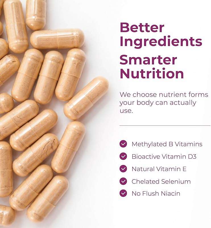 Vimerson Health Multivitamin for Women: Methylated B Vitamins, Chelated Minerals and Bioavailable D3 for Focus and Energy Support – Daily Womens Multivitamins and Multiminerals – 60 Capsules - Image 7