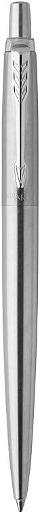 Parker Jotter Ballpoint Pen, Stainless Steel with Chrome Trim, Medium Point, Blue Ink - Smooth Writing, Polished, Professional, Sleek Design - Image 5