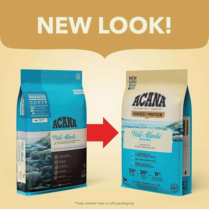 ACANA Highest Protein Grain Free Dry Dog Food Wild Atlantic Recipe 25lb Bag - Image 8