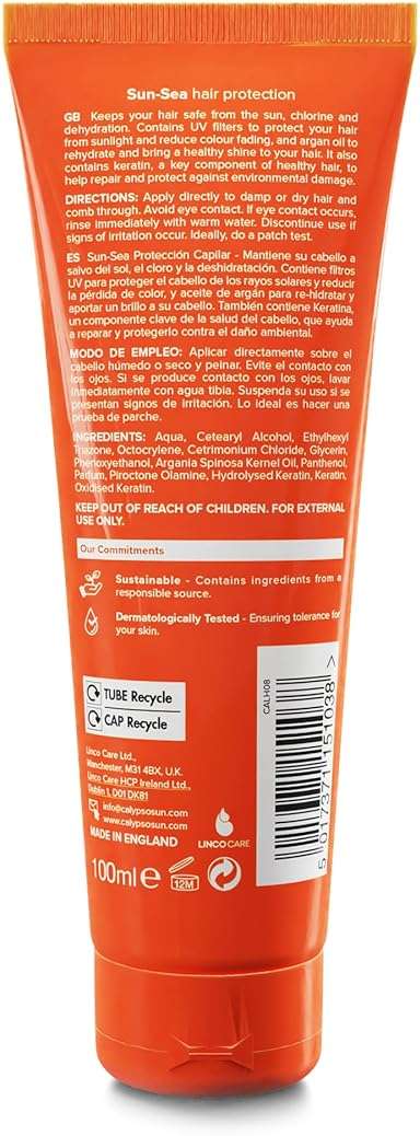 Calypso Sun-Sea UV Hair Protection with Argan Oil - 100 ml - Image 4