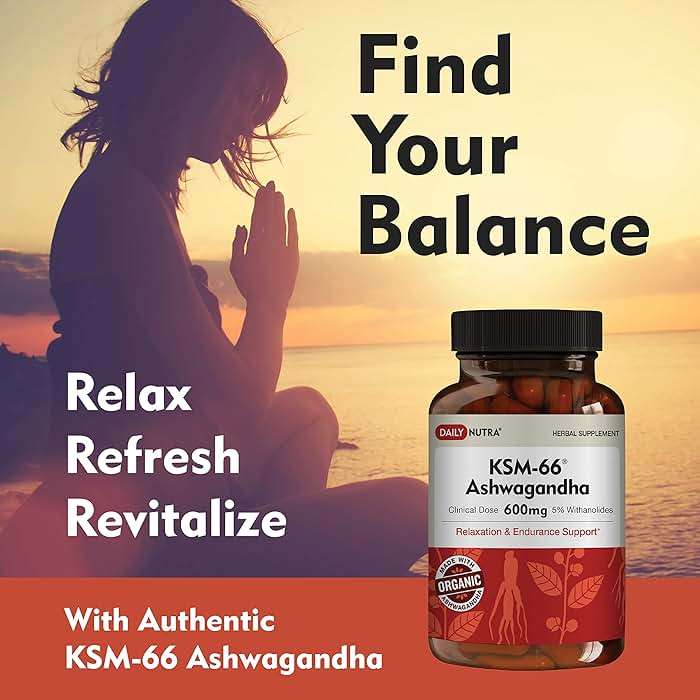 DailyNutra KSM-66 Ashwagandha 600mg Organic Root Extract - High Potency Supplement with 5% Withanolides | Relieves Tiredness, Supports Relaxation, Focus, Energy, & Muscle Growth (90 Capsules) - Image 2