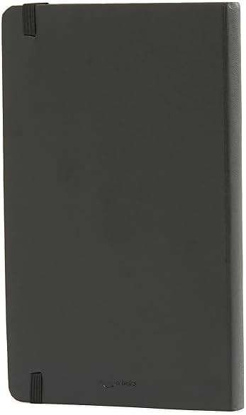 Amazon Basics Classic Lined Writing Notebook for Note Taking and Journaling, Hardcover with Elastic Closure, 240 Pages, 5" x 8.25", Black - Image 5