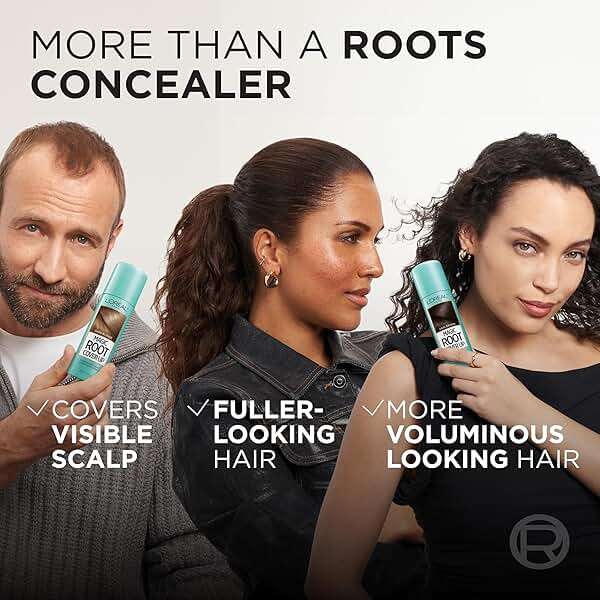 L'Oreal Paris Magic Root Cover Up Gray Hair Spray, 100% Gray Hair Coverage with Buildable, Lightweight, Transfer-Resistant, and Temporary Formula, Ammonia-Free, Dark Brown, 2 oz (2 Count) - Image 8