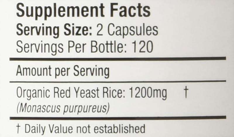 HeartShape Red Yeast Rice 240 Count (Pack of 1) - Image 2